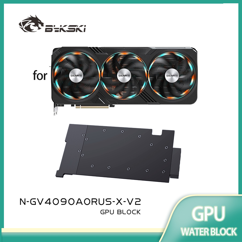 Rtx 4090 Water Block Full Cover - Bykski Wasserblock für Gigabyte GeForce RTX